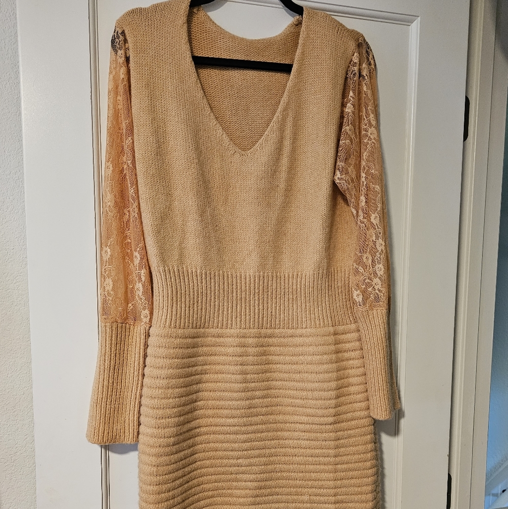 Sweater dress large